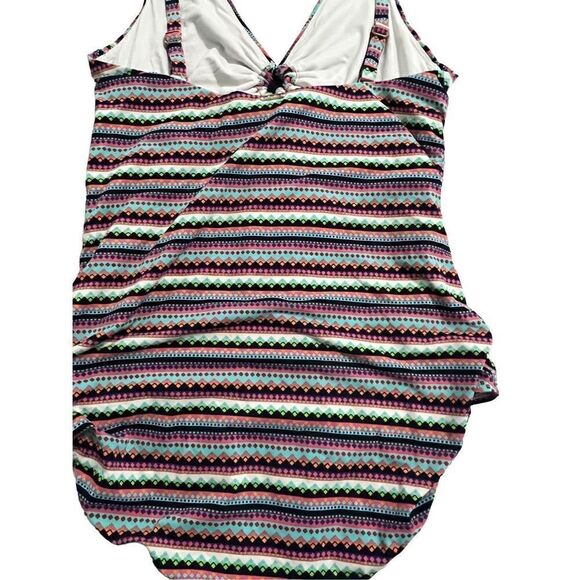 Anne Cole Women’s One Piece  SZ 14 with Tassels - Picture 3 of 8